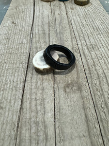 Custom elk antler rings