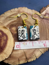 Mini Kokopelli Antler Earrings