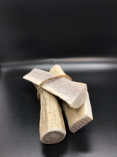 Three-piece natural dog chew bundle crafted from naturally shed elk antlers for small and medium dogs